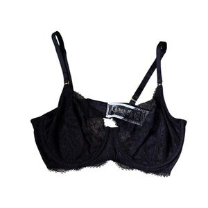 Ralph Lauren Elegant Black Lace Bra